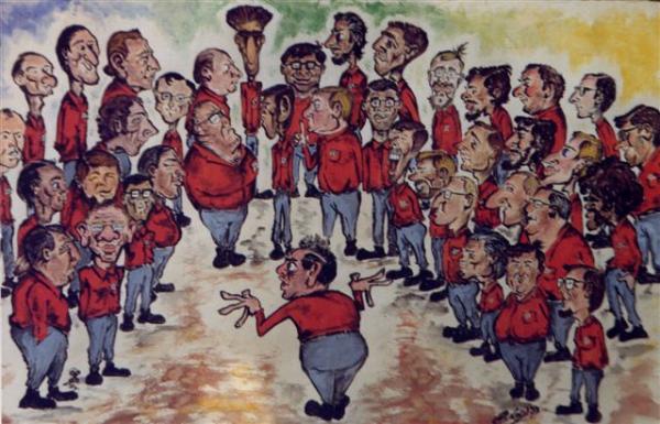 1969 Coro (caricature di Pier a Colori)